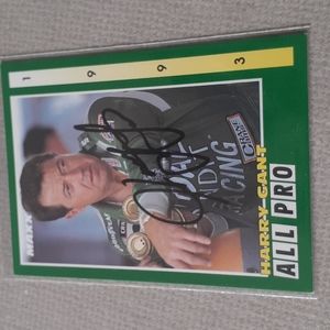 Vintage 1993 Maxx Harry Gant NASCAR Autographed Signed Card